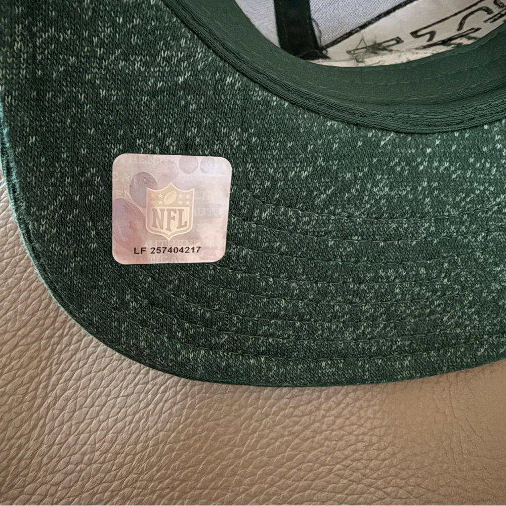 New NFL Reebok Football NY Jets Baseball Cap Green Fitted Sideline Headwear L/XL - Picture 11 of 16
